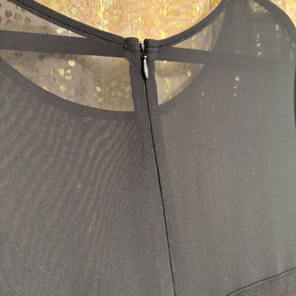 Torrid Black Long Sleeve Mesh Studded Rhinestone Skater Dress 3X 22-24 - Picture 9 of 10